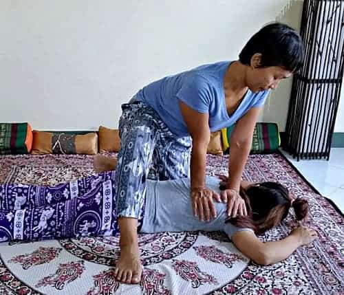 Thai Massage shoulder compression | Thai Healing Massage Academy | Thai Massage Online Courses Thai Massage shoulder compression